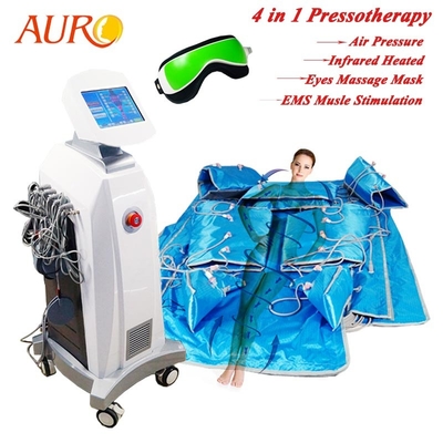 4 EMS Electrostimulation를 가진 기계를 체중을 줄이는 1대의 적외선 Pressotherapy 림프 배수장치에 대하여